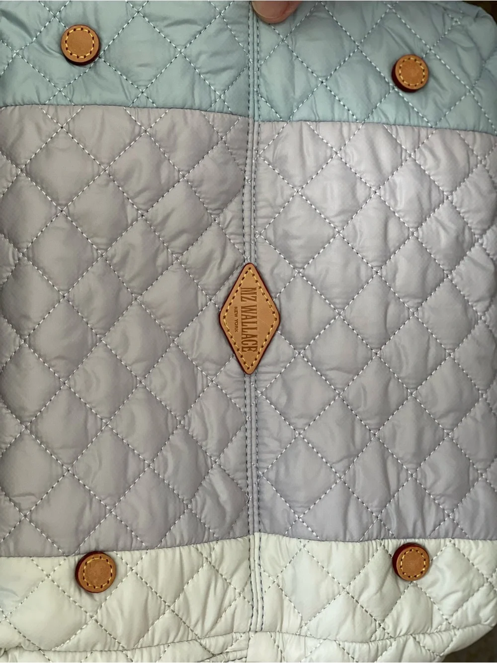 MZWALLACE medium metro tote deluxe in beautiful pastels.